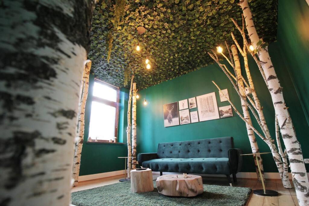 Secret Hideaways Wood Lodge Mit Kinderzimmer Messe L City L Flughafen L Hbf Duisburg Bagian luar foto