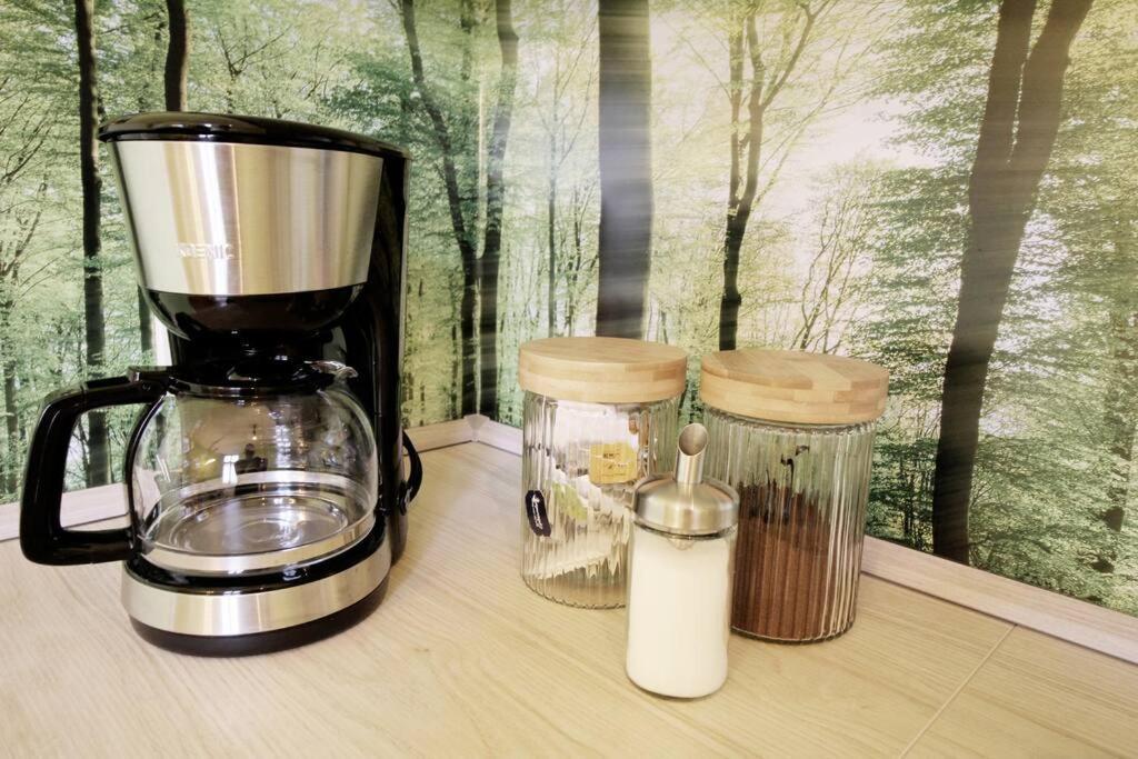 Secret Hideaways Wood Lodge Mit Kinderzimmer Messe L City L Flughafen L Hbf Duisburg Bagian luar foto