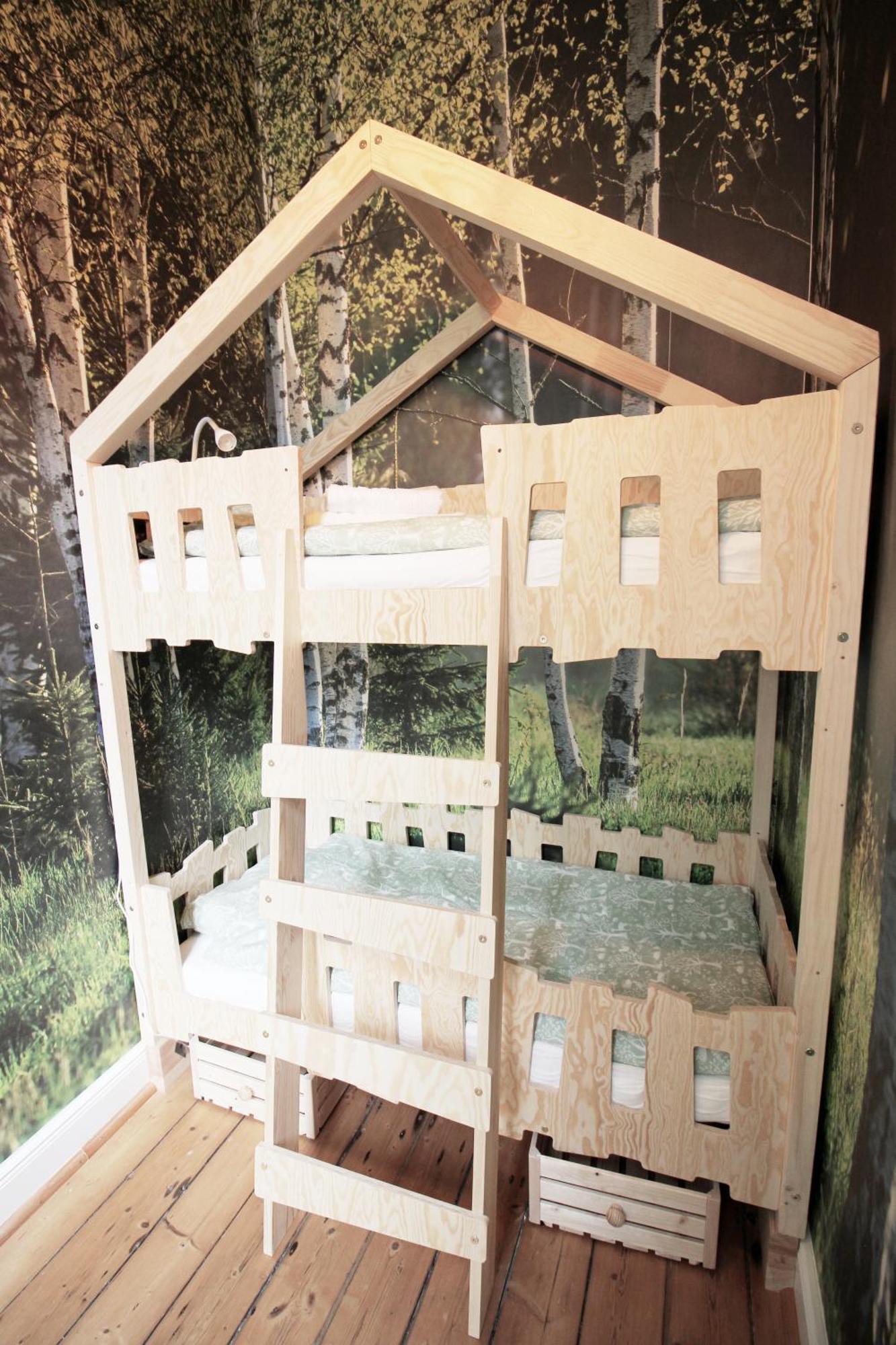 Secret Hideaways Wood Lodge Mit Kinderzimmer Messe L City L Flughafen L Hbf Duisburg Bagian luar foto